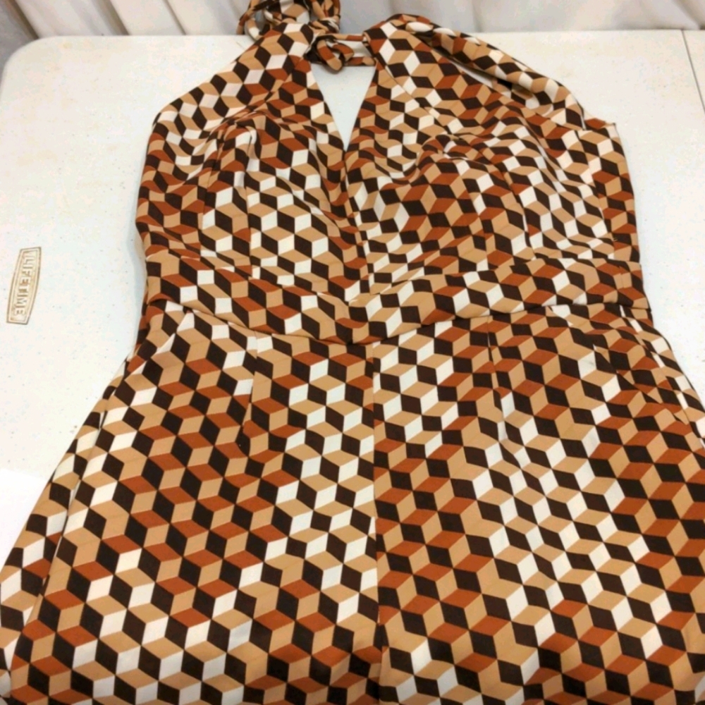 Secretary retro 80s  disco jumpsuit